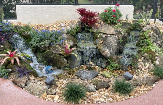 Pondless waterfall project to add tranquility to outdoor space